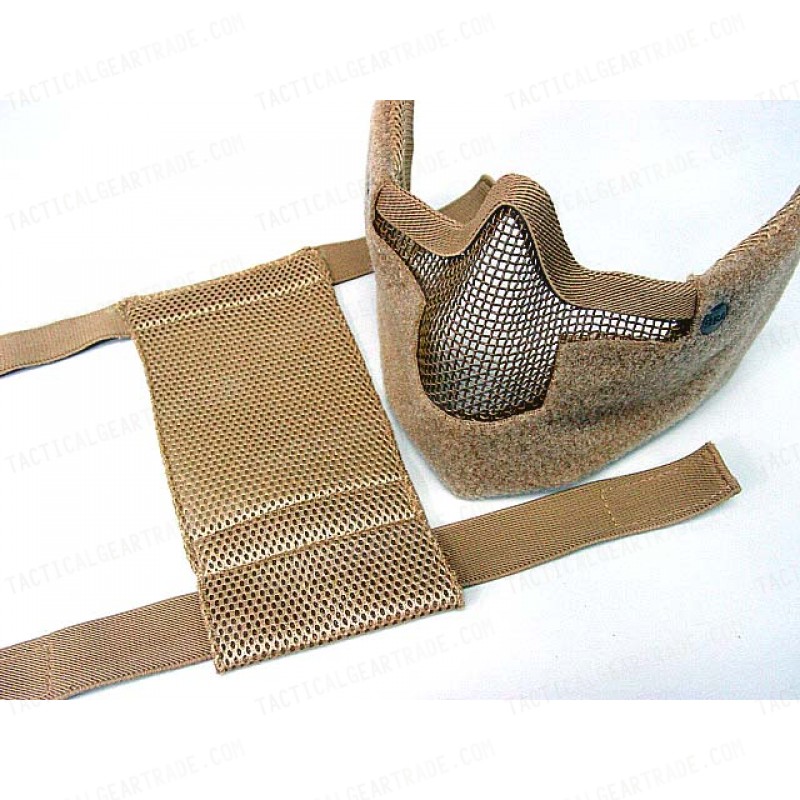 Black Bear Airsoft New Stalker Style Splinter Mask Tan