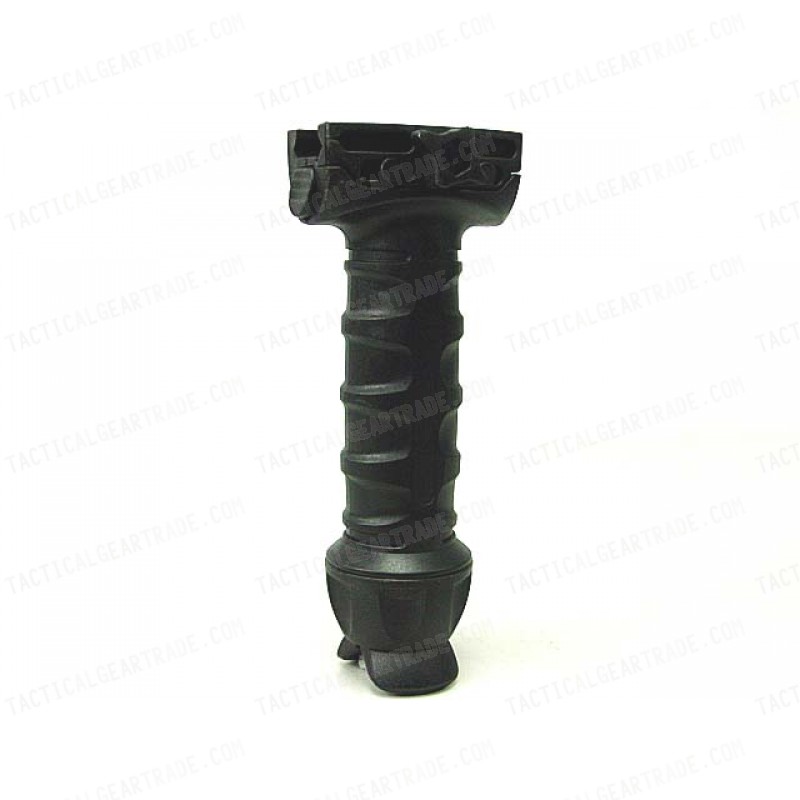 Tactical 20mm RIS Spring Total Bipod Foregrip Grip Black #B