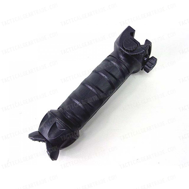 Tactical 20mm RIS Spring Total Bipod Foregrip Grip Black #B