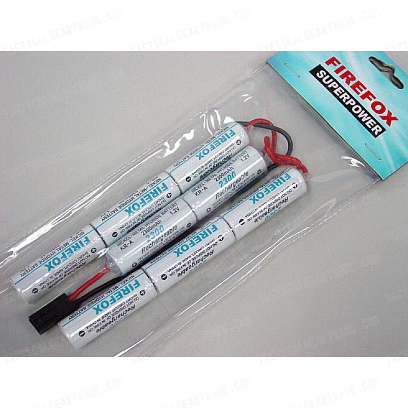 Firefox 9.6V 2300mAh Ni-MH Airsoft Crane Stock Battery