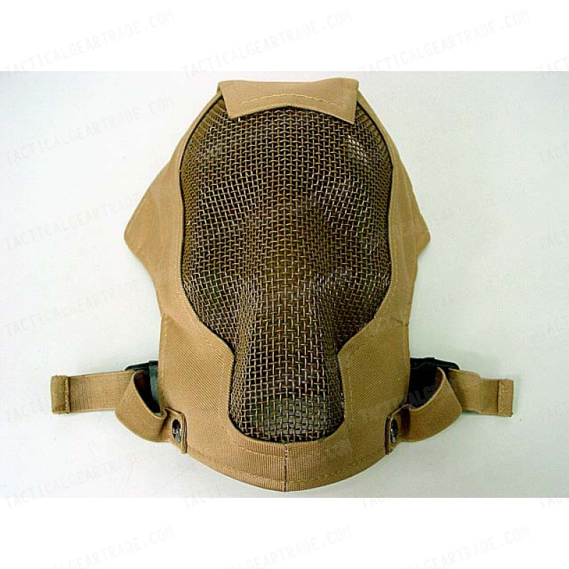 Black Bear Airsoft Praetorian Skull Razor Mask Tan