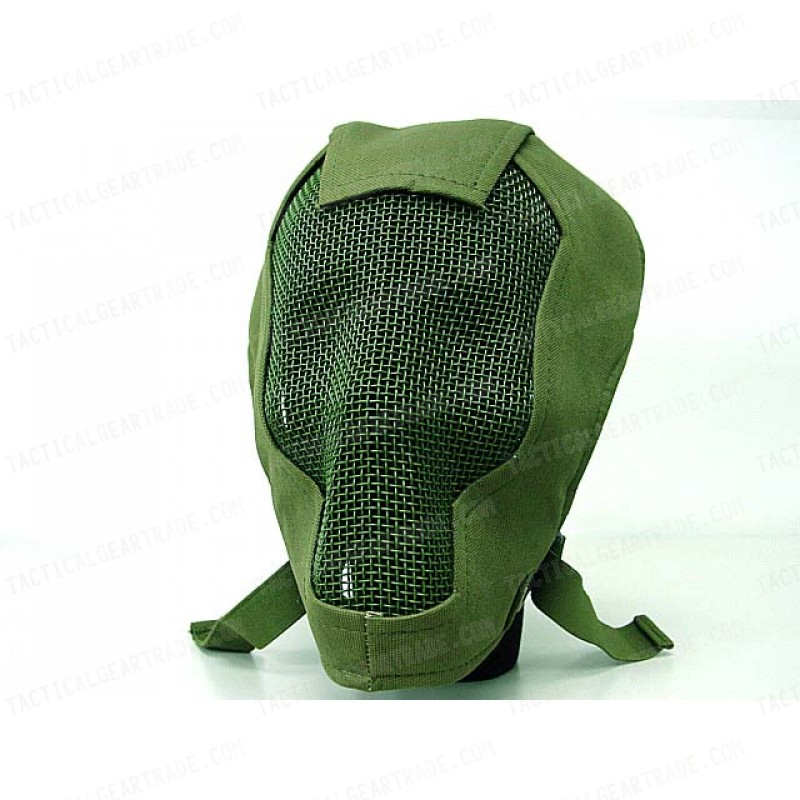 Black Bear Airsoft Praetorian Skull Razor Mask OD