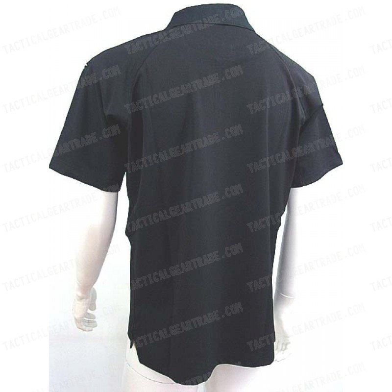 Blackwater Logo Short Sleeve Polo Shirt Black