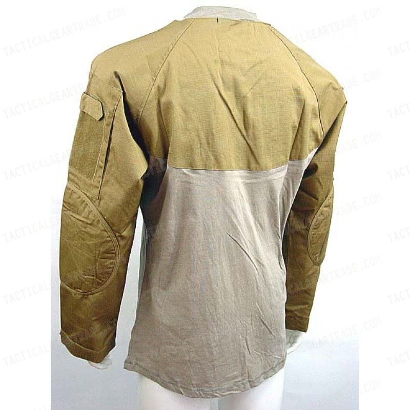 Tactical Long Sleeve Combat Shirt Tan