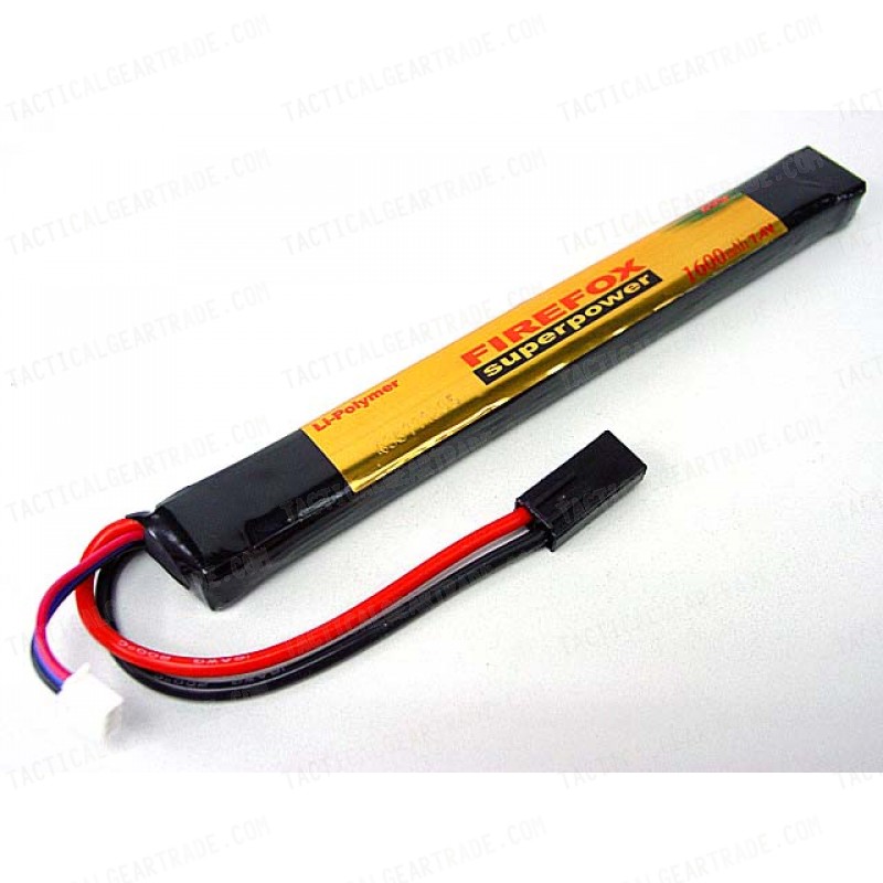 Firefox 7.4V 1600mAh LiPo Li-Po Li-Polymer Stick Battery 20C