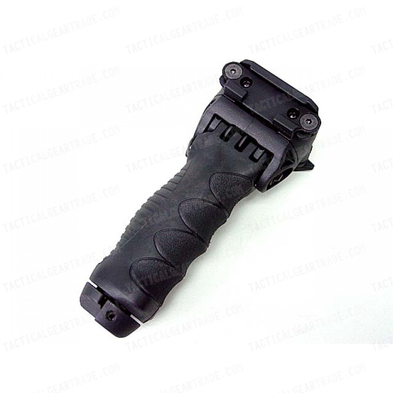 Tactical 20mm QD RIS Spring Total Bipod Foregrip Grip Black