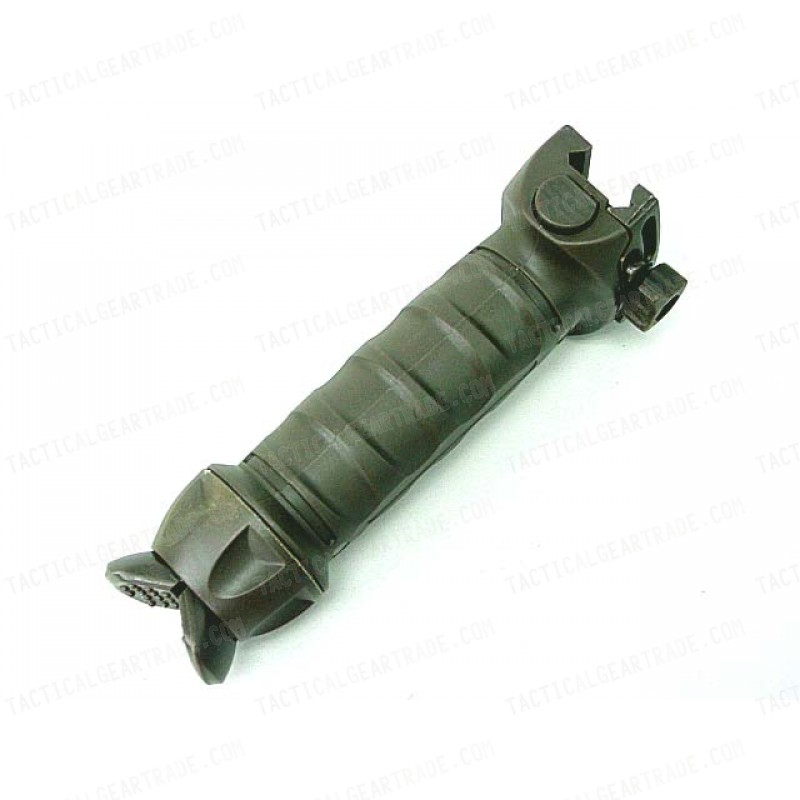 Tactical 20mm RIS Spring Total Bipod Foregrip Grip OD #B