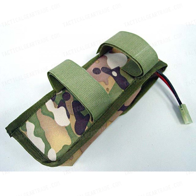 Airsoft Gear AEG External Large Battery Pouch Bag Pack Woodland Camo