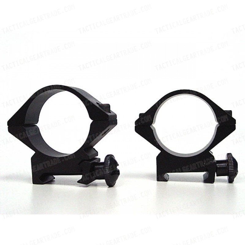 30mm Low QD Scope/Flashlight Metal Ring Mount 20mm Rail