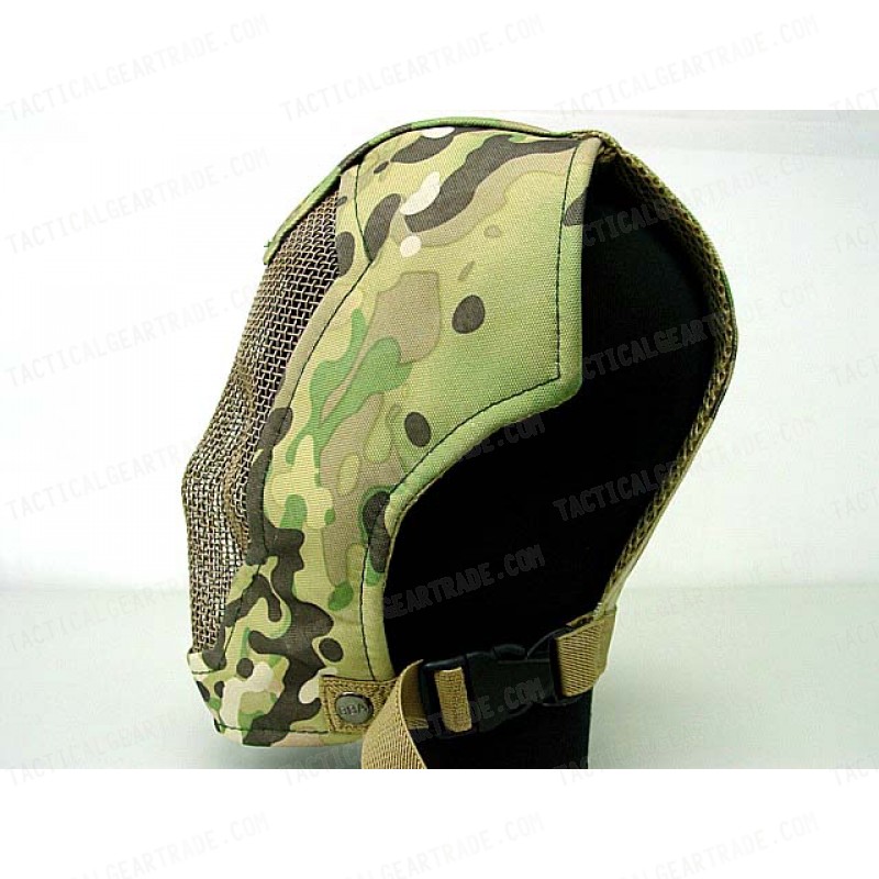 Black Bear Airsoft Praetorian Skull Razor Mask Multi Camo