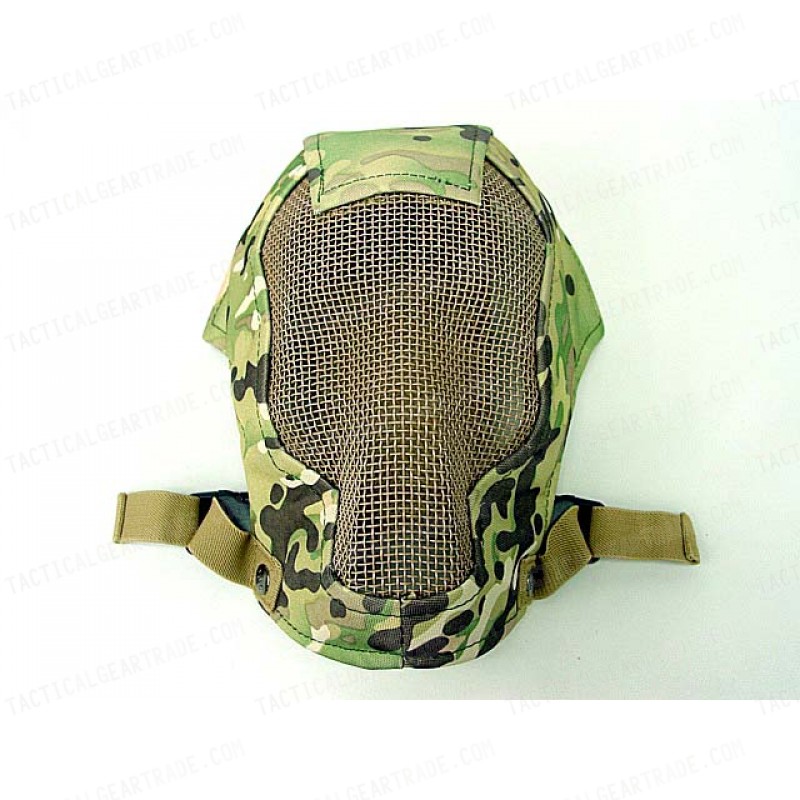 Black Bear Airsoft Praetorian Skull Razor Mask Multi Camo