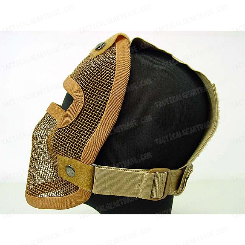 Black Bear Airsoft Assassin style Reaper Mask Brown