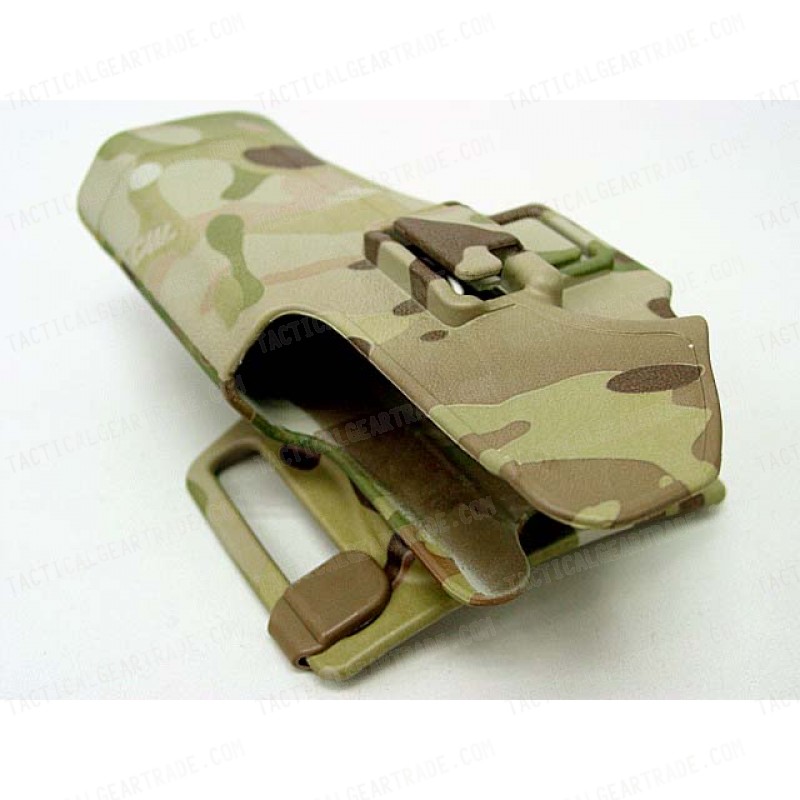 CQC GLOCK 17/22/31 RH Pistol Paddle & Belt Holster Multi Camo