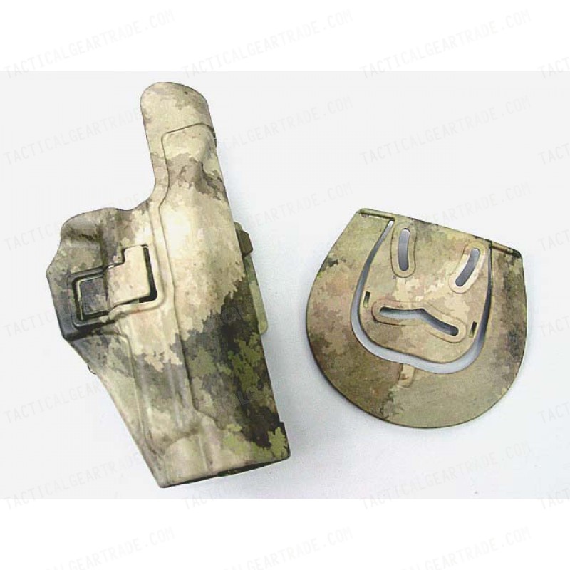 CQC SIG P220/P226 RH Pistol Paddle & Belt Holster A-TACS Camo