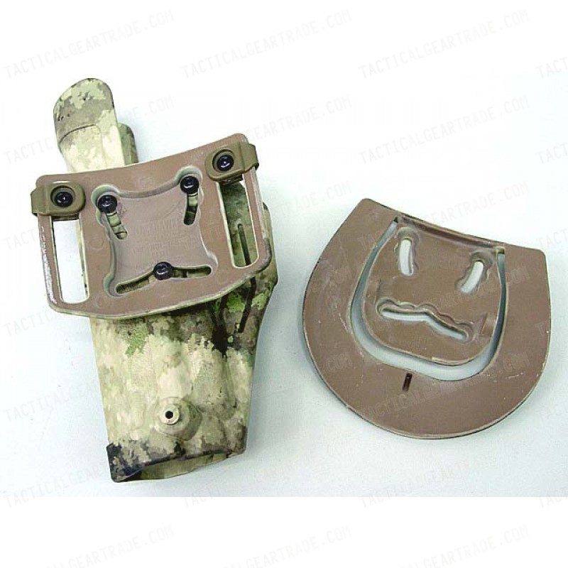 CQC SIG P220/P226 RH Pistol Paddle & Belt Holster A-TACS Camo