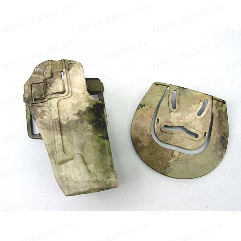 CQC Colt 1911 M1911 RH Pistol Paddle & Belt Holster A-TACS Camo