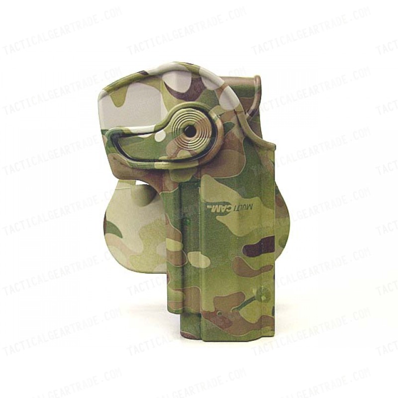 IMI Style Beretta 92/96 RH Pistol Paddle Holster Multi Camo