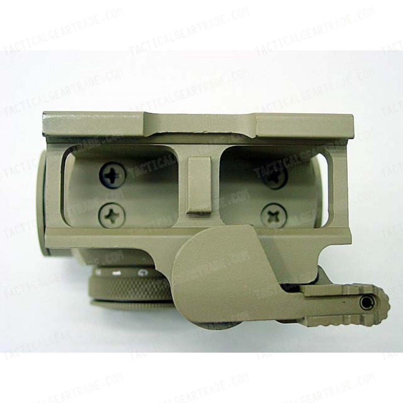 1x24 Micro T-1 Red/Green Dot Sight Scope w/QD High Mount Tan