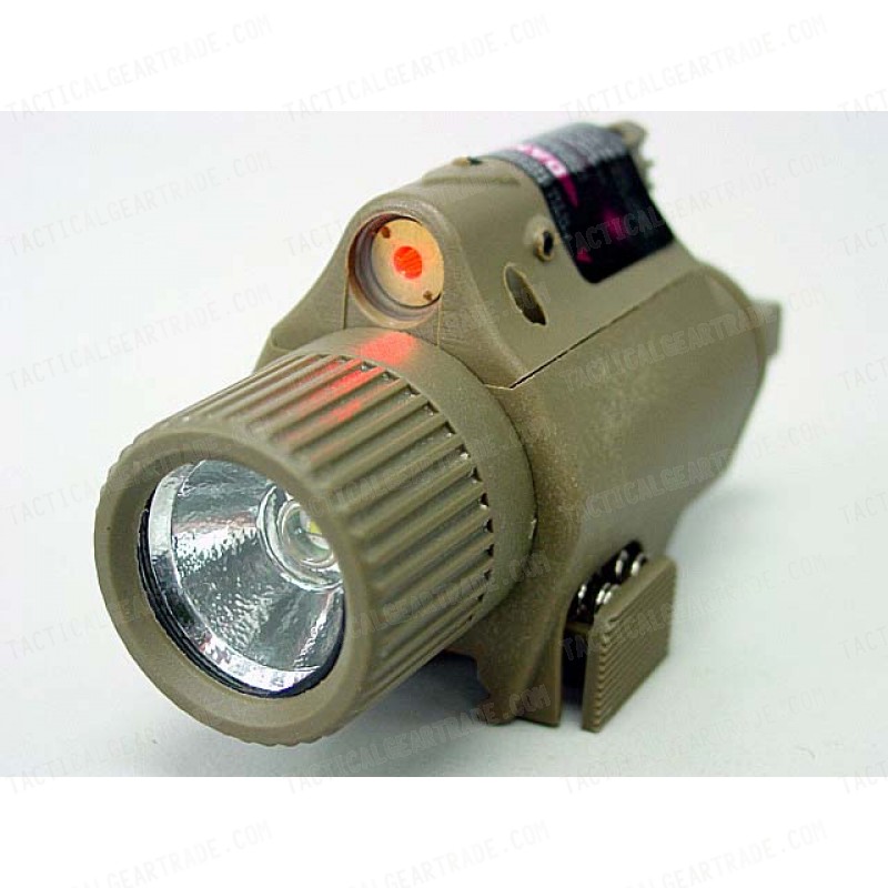 OP M6 180Lm LED Tactical Flashlight & Red Laser Sight Tan