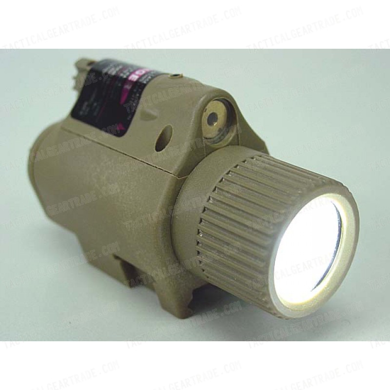 OP M6 180Lm LED Tactical Flashlight & Red Laser Sight Tan