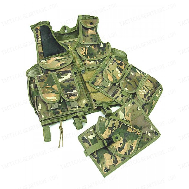 USMC Hunting Combat Tactical Vest Type B Multi Camo