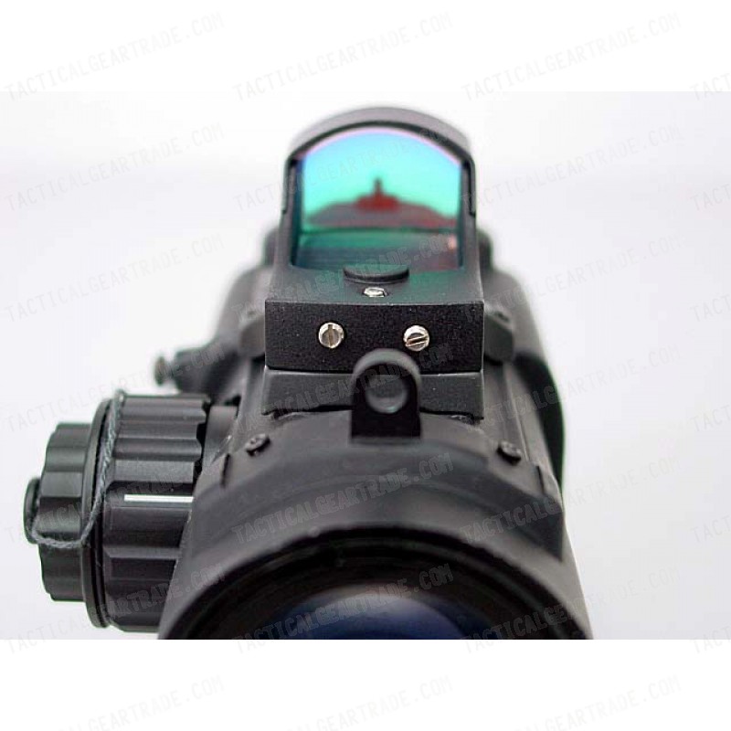 4x Elcan SpecterDR Type Red Dot Scope w/OP Dot Sight Black