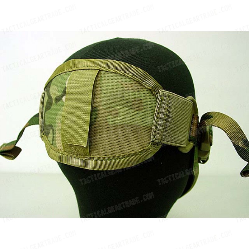 Light Weight Neoprene Hard Foam Half Face Mask Multi Camo