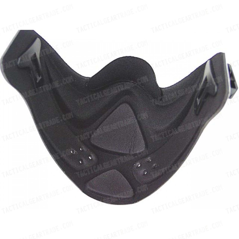 Light Weight Neoprene Hard Foam Half Face Mask Silver