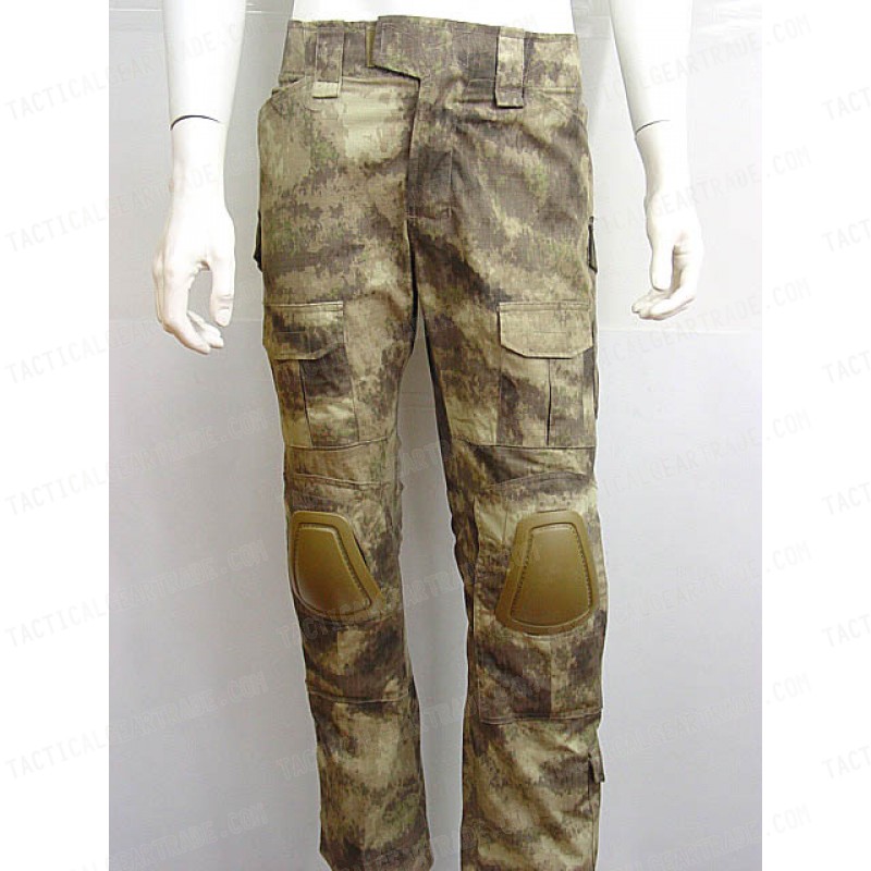 CP Gen 2 Style Tactical Combat Pants with Knee Pads A-TACS Camo