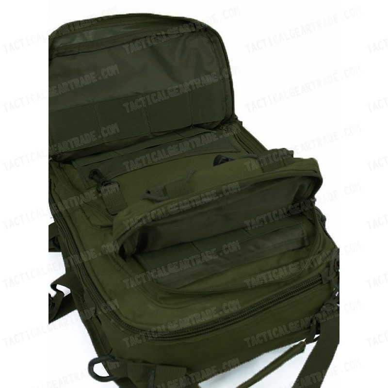 Tactical Utility Gear Sling Bag Backpack OD L