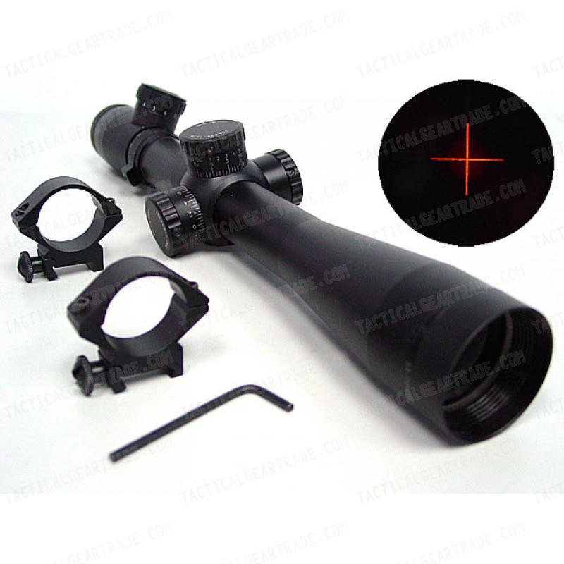 M3 3.5-10x40 40mm Red/Green cross Illuminated Mil-Dot Rifle Scope