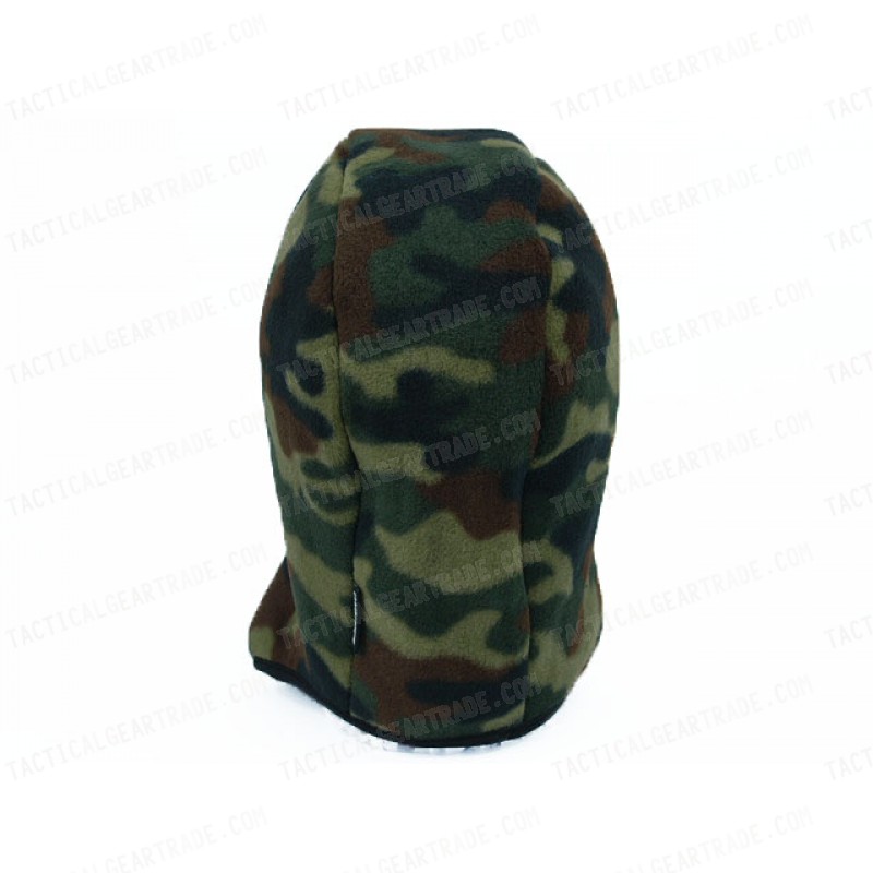 Balaclava Hood 1 Hole Head Face Fleece Mask Camo Woodland