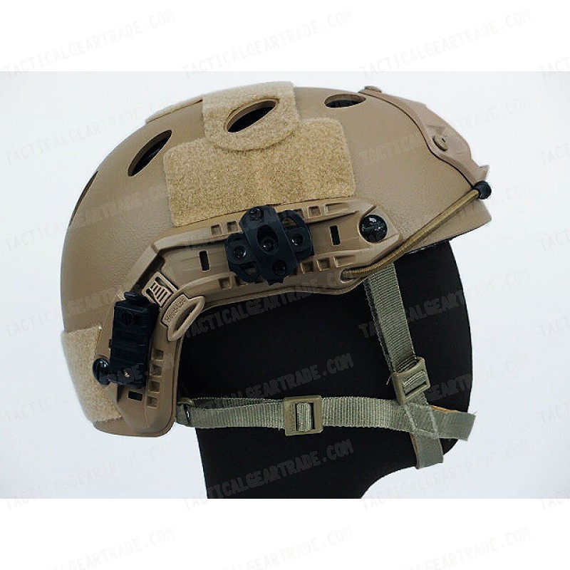 Airsoft FAST Carbon Style Helmet Brown