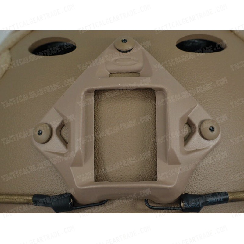 Airsoft FAST Carbon Style Helmet Brown