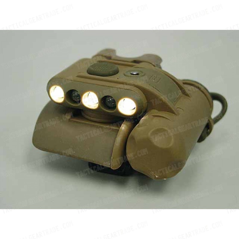 Element GEN II Helmet Light Green/White/IR LED Flashlight Tan