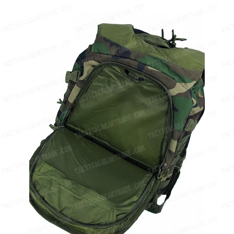 Patrol 3-Day Molle Assault Backpack Camo Woodland