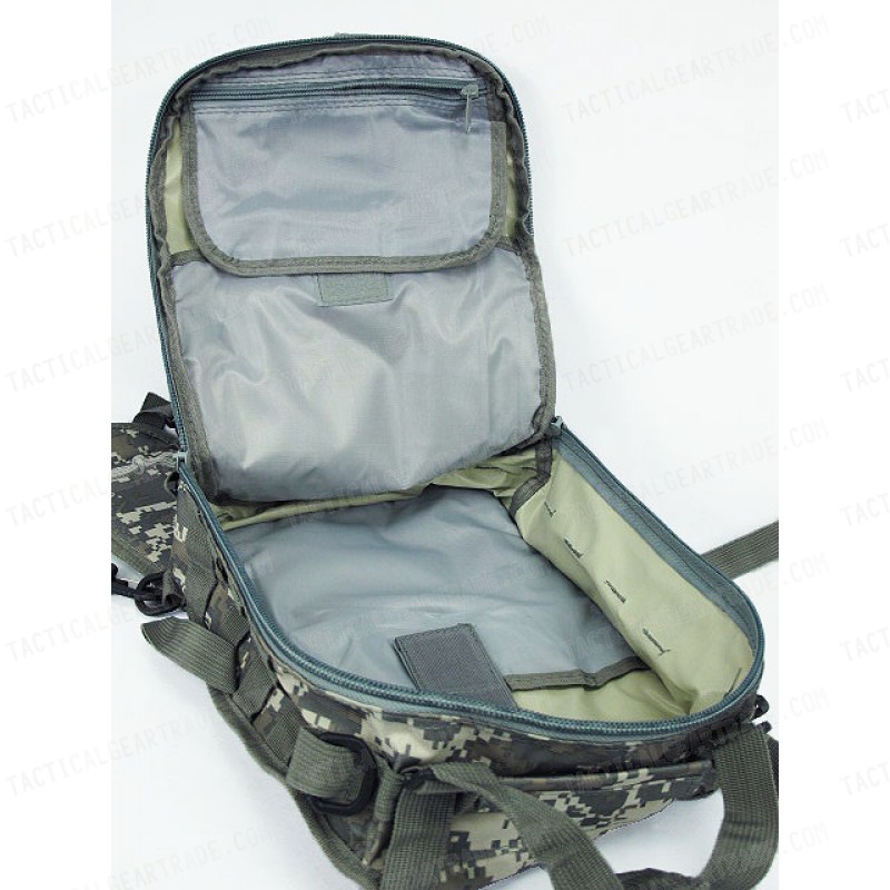 Tactical Utility Gear Sling Bag Backpack Digital ACU Camo L