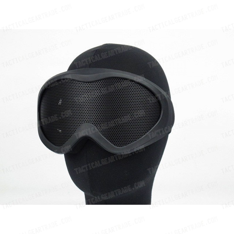 Airsoft X400 No Fog Metal Mesh Tactical Goggle Black