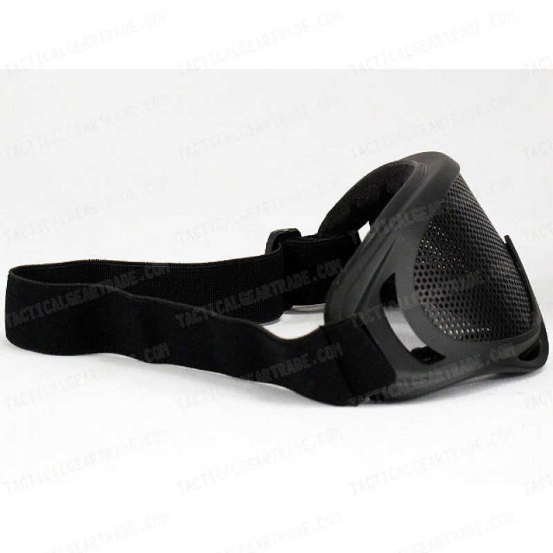 Airsoft UV-X400 No Fog Metal Mesh Tactical Goggle Black