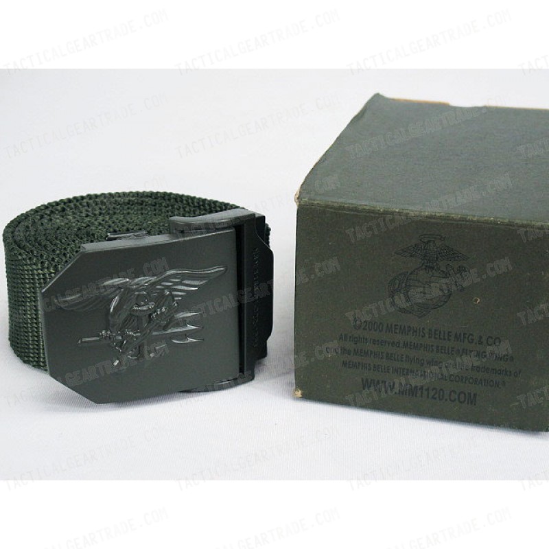 US Navy Seals Eagle Tactical BDU Nylon Duty Belt OD