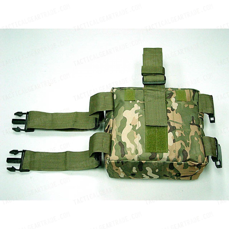 Molle Drop Leg Panel Utility Waist Pouch Bag Multi Camo