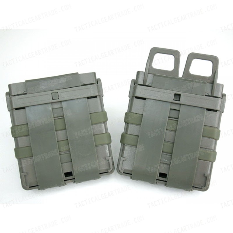 Molle FastMag Magazine Clip Set for 7.62 AK/M14 Foliage Green