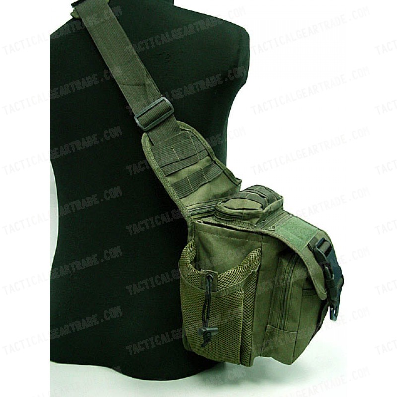 Tactical Utility Shoulder Pack Carrier Bag OD