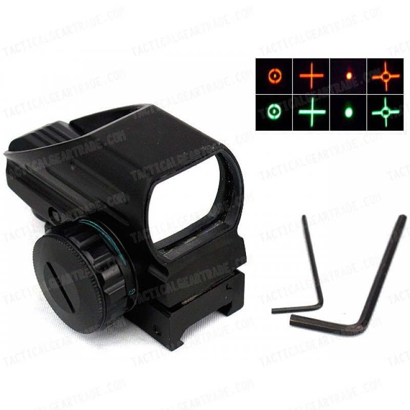 1x22x33 Multi 4 Reticle Red/Green Dot Sight Reflex