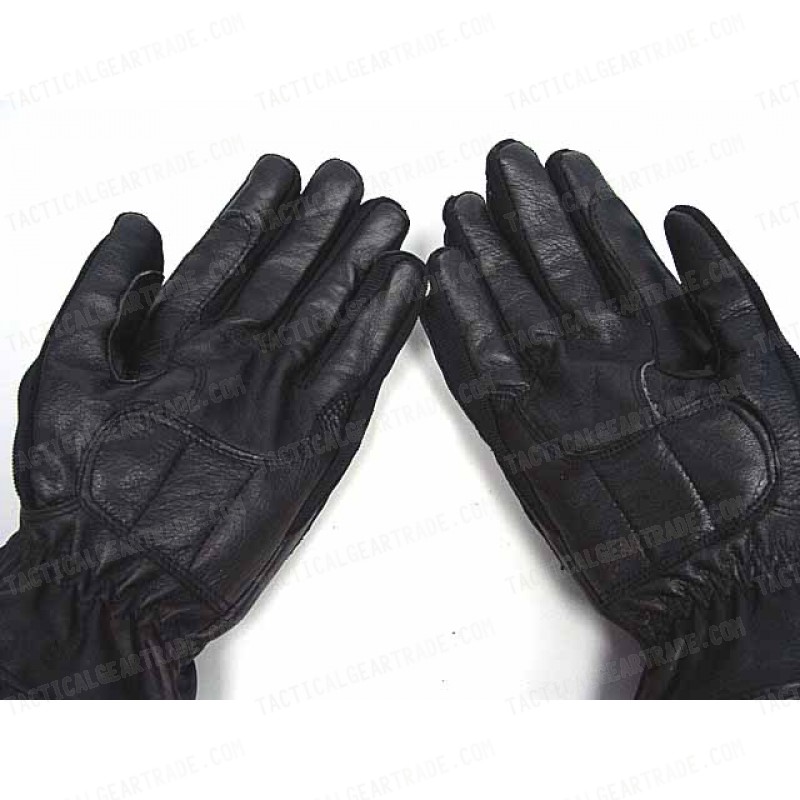 SWAT Army Full Finger Airsoft Paintball Leather Gloves