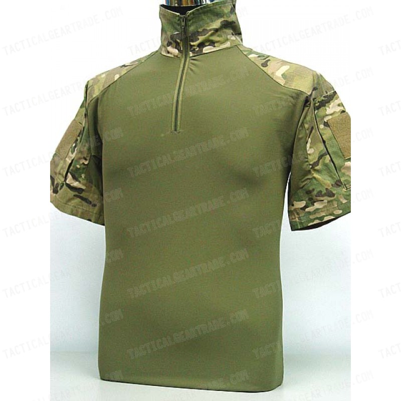 Tactical Combat T-Shirt Multi Camo