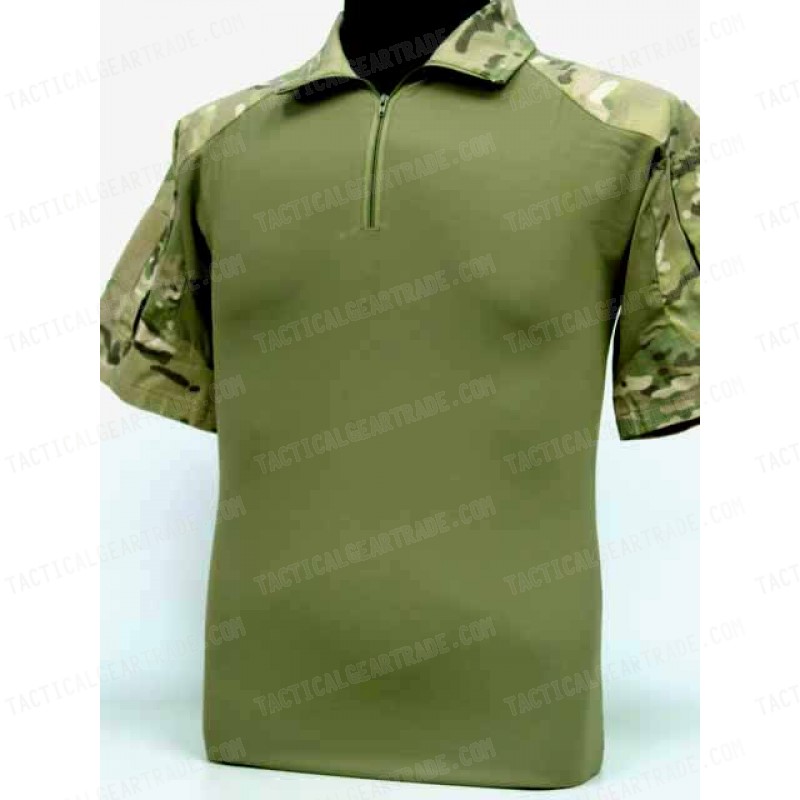 Tactical Combat T-Shirt Multi Camo