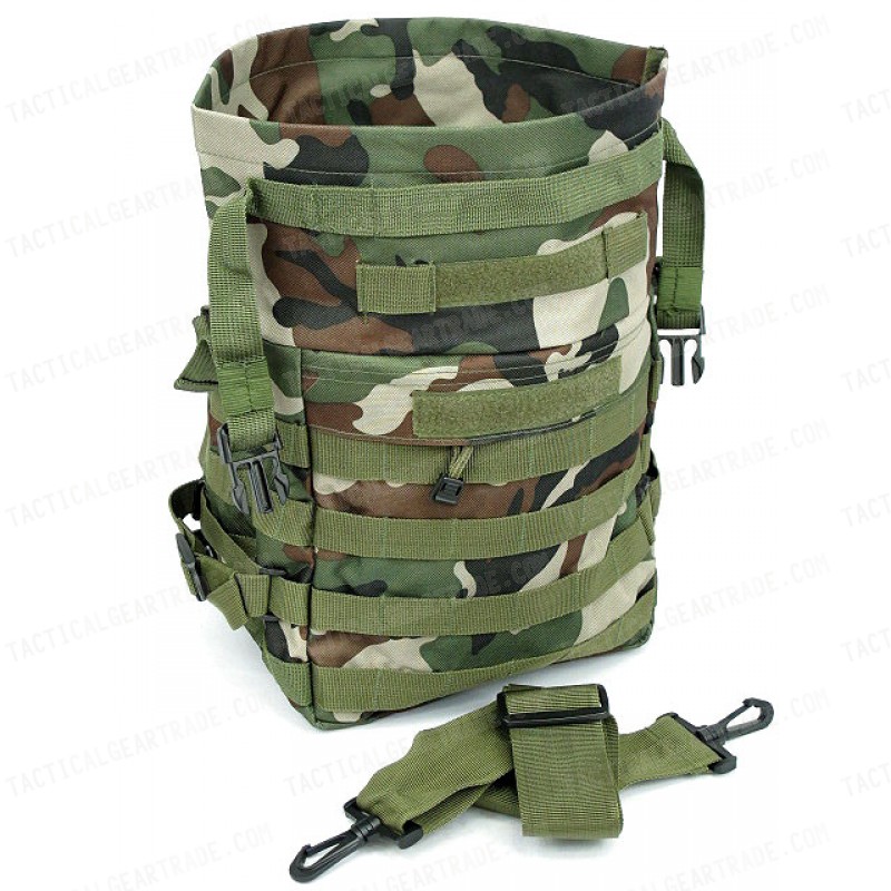 Molle Tactical Utility Gear Shoulder Bag Camo Woodland