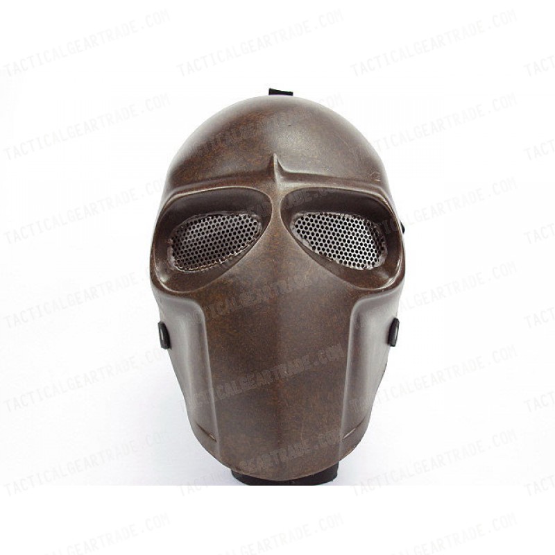 Army of Two Full Face Airsoft Fiberglass Mask Brown