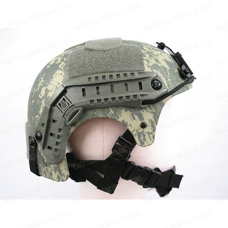 IBH Helmet with NVG Mount & Side Rail Digital ACU Camo